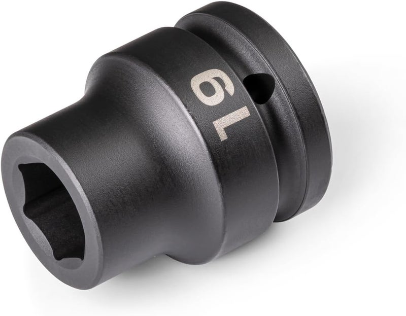 Tekton 3/4 Inch Drive x 19 mm Shallow 6-Point Impact Socket | SID32119 - Image 1